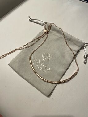 Kendra Scott Rose Gold Choker Necklace